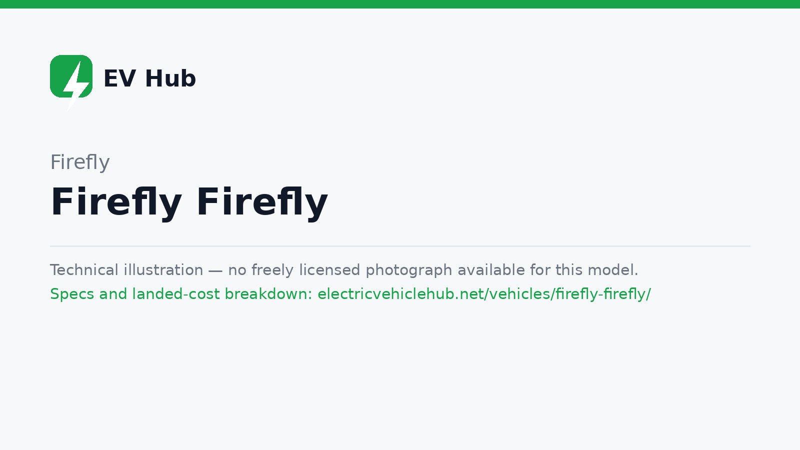 Firefly Firefly — Hatchback (BEV)