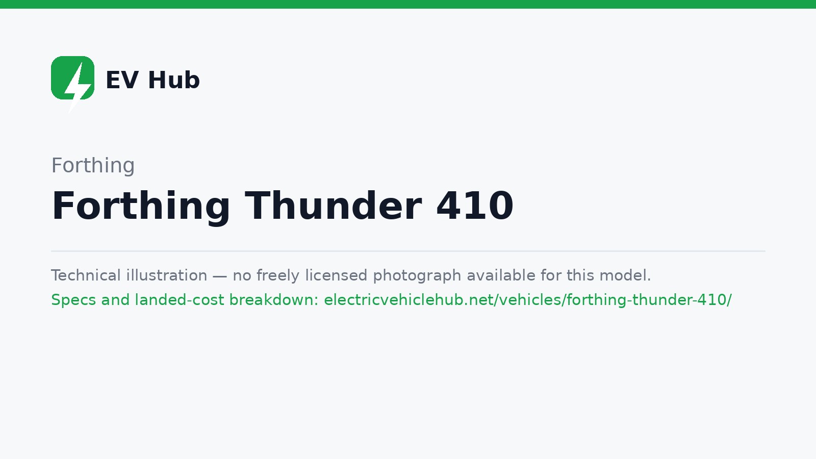 Forthing Thunder 410 — SUV (BEV)
