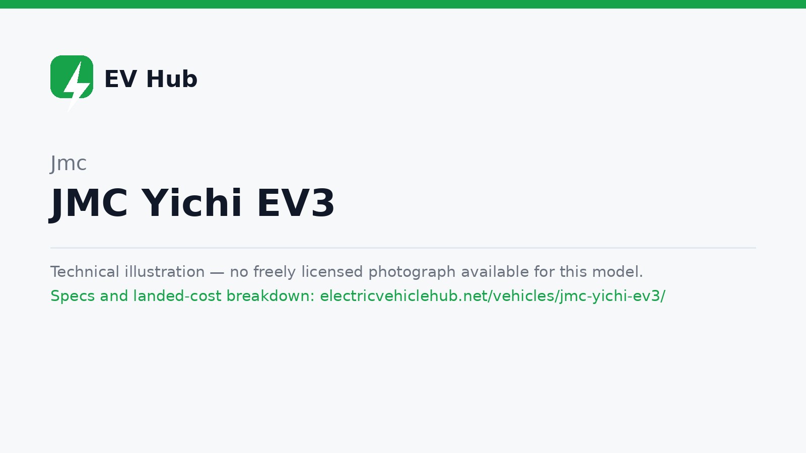 JMC Yichi EV3 — Hatchback (BEV)